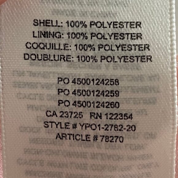 Aritzia Babaton Sleeveless V Neck Lined Polyester Tan Top Soft Pink Sz S - Picture 12 of 13